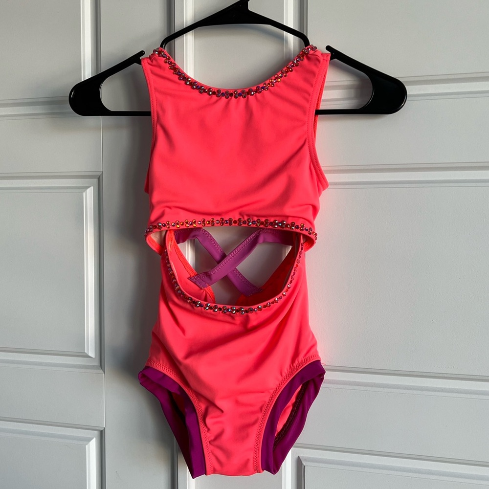 Balera Keyhole Front Dance Costume Size 7-8 (IC)
